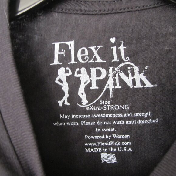 NEW - Flex It Pink 80's Lets Get Physical T-Shirt - Picture 4 of 7